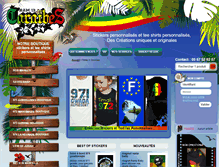 Tablet Screenshot of madeincaraibes.com